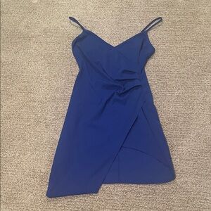 Windsor Royal Blue Asymmetrical Dress